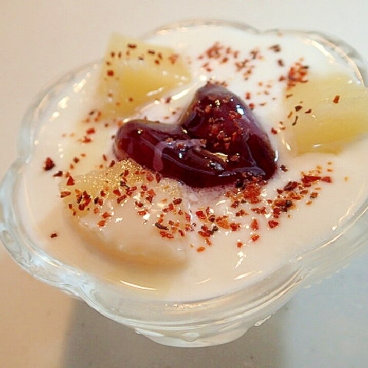 美的に ぶどう蒟蒻ゼリーとパインのローズヒップYG